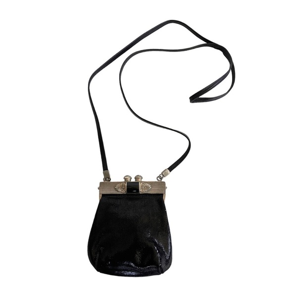 Vintage 90’s Moulin Rouge Embossed Snakeskin Purse - Picture 1 of 16